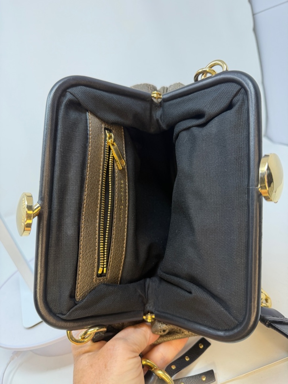 Marc Jacobs Vintage 2010 Archive Metallic Bronze Little Stam Bag - Picture 6 of 17